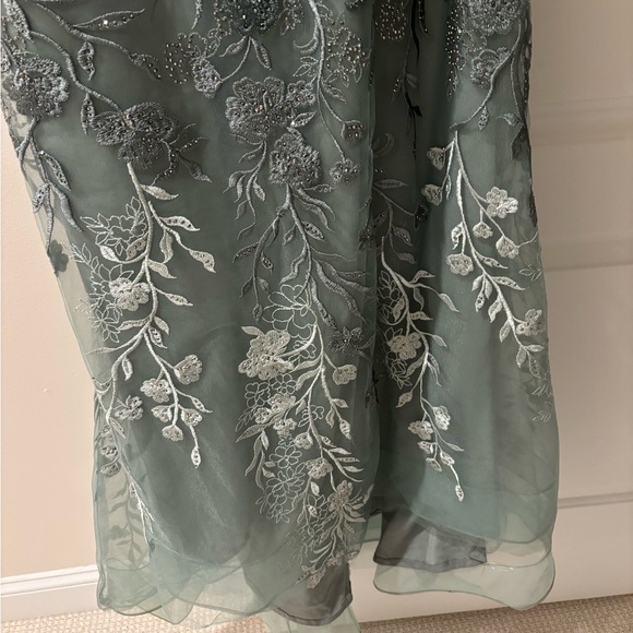 Mother of the Bride/Groom dress- Montage by Mon Cheri- Sage Green - Picture 8 of 12